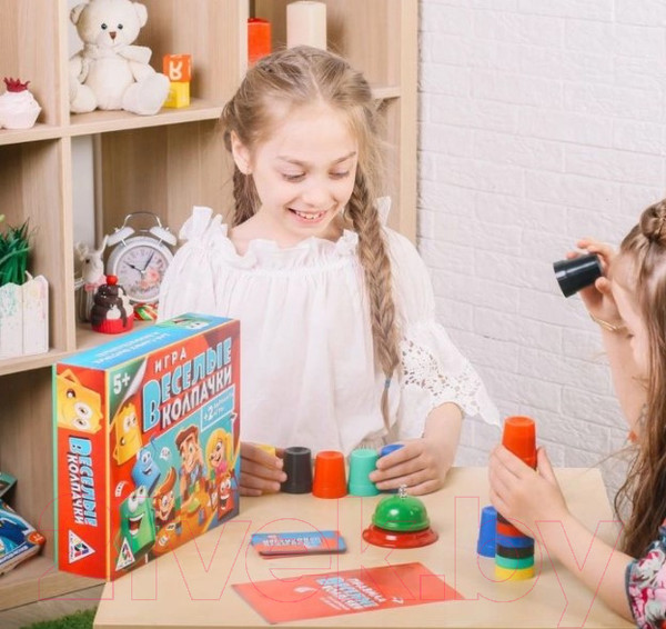 Изображение товара Настольная игра Лас Играс Веселые колпачки / 1180947