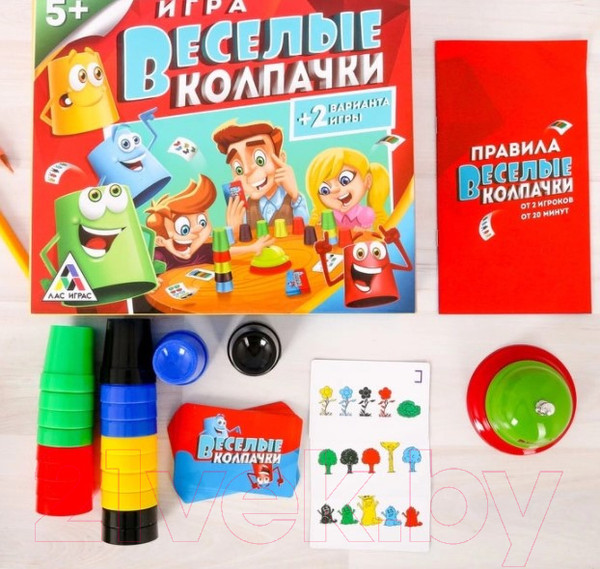 Изображение товара Настольная игра Лас Играс Веселые колпачки / 1180947