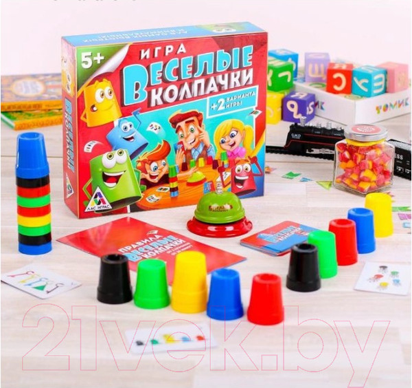 Изображение товара Настольная игра Лас Играс Веселые колпачки / 1180947