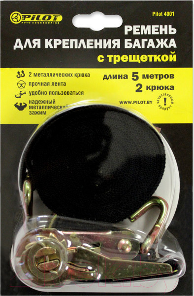 Изображение товара Ремень крепежный PILOT 4001 с трещеткой (5м)