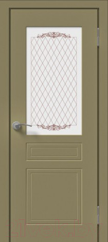 Изображение товара Дверной блок Та самая дверь Л5 80x210 правая (капучино)