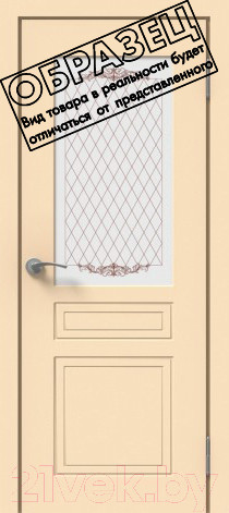 Изображение товара Дверной блок Та самая дверь Л5 СУ с порогом 70x210 правая (ваниль)