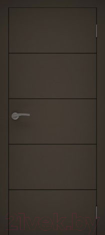 Изображение товара Дверной блок Та самая дверь Л11 80x210 правая (графит)