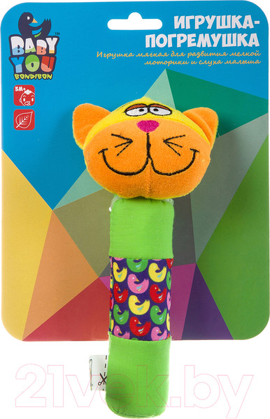 Изображение товара Погремушка Bondibon ВВ1286-КОТ