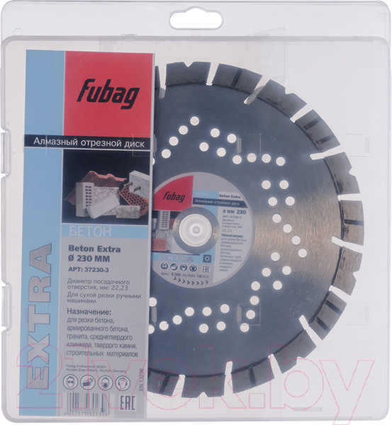 Изображение товара Отрезной диск алмазный Fubag 37230-3