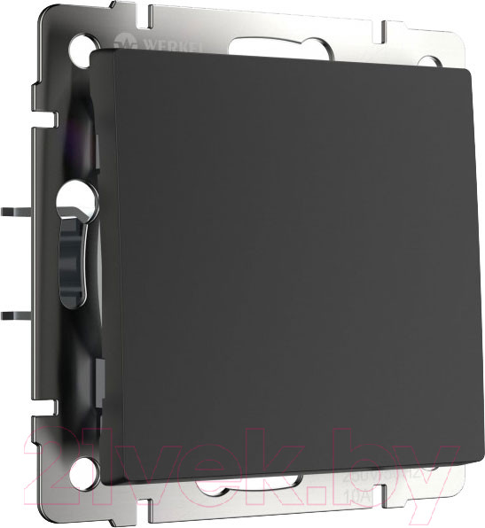 Изображение товара Выключатель Werkel W1112008 / a051626 (черный матовый)