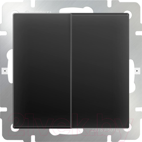 Изображение товара Выключатель Werkel W1120008 / a051628 (черный матовый)