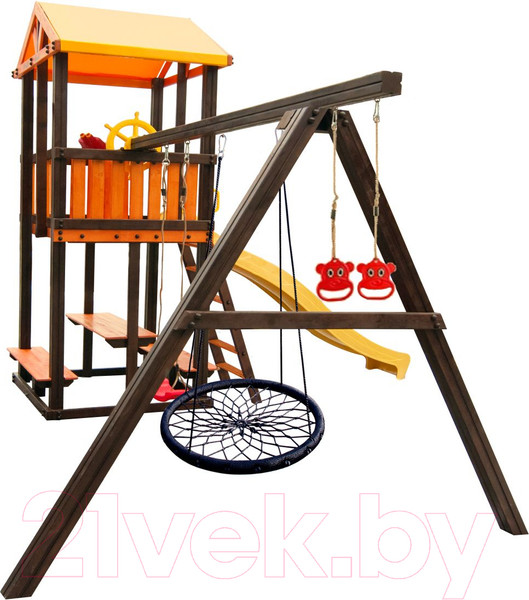 Изображение товара Игровой комплекс Perfetto Sport Bari 3 (качели Паутина)