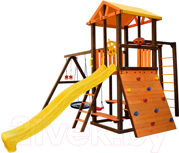 Изображение товара Игровой комплекс Perfetto Sport Bari 8 (качели Паутина)