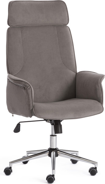 Изображение товара Кресло офисное Tetchair Charm флок (серый)