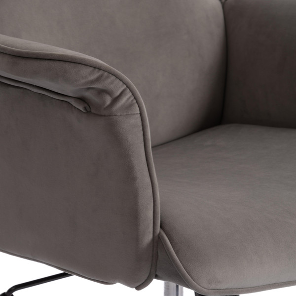 Изображение товара Кресло офисное Tetchair Charm флок (серый)