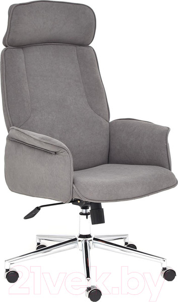 Изображение товара Кресло офисное Tetchair Charm флок (серый)