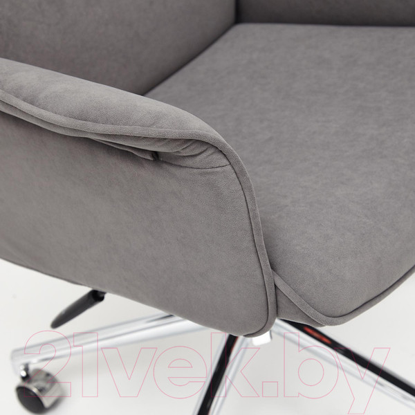 Изображение товара Кресло офисное Tetchair Charm флок (серый)
