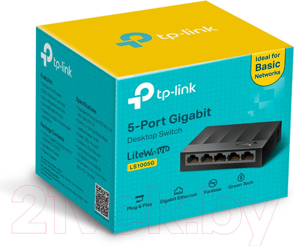 Изображение товара Коммутатор TP-Link LS1005G