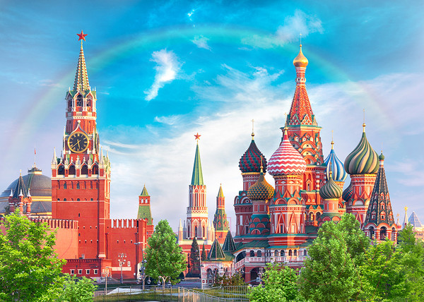 Изображение товара Фотообои листовые Твоя планета Люкс Сердце России (272x194)