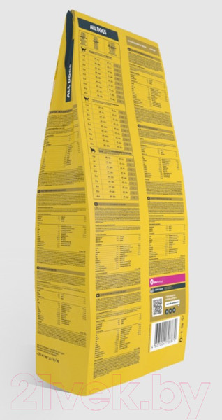 Изображение товара Сухой корм для собак All Dogs Для взрослых собак с курицей (20кг)