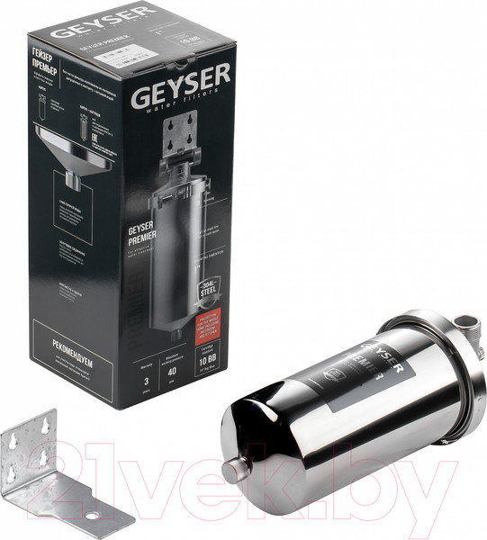 Изображение товара Корпус магистрального фильтра Гейзер Премьер 10ВВ 1"