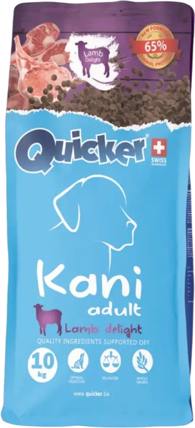 Изображение товара Сухой корм для собак Quicker Kani Adult Lamb (10кг)