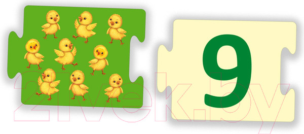 Изображение товара Развивающая игра Робинс Пазлы. Учимся сравнивать