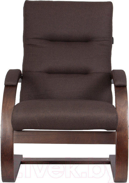 Изображение товара Кресло-качалка Импэкс Leset Монэ (орех текстура/малмо 28/коричневый)