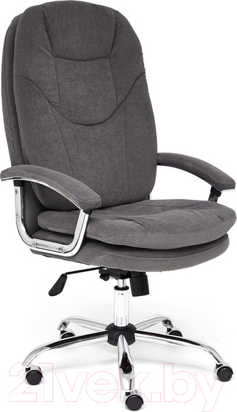 Изображение товара Кресло офисное Tetchair Softy Lux флок (серый)