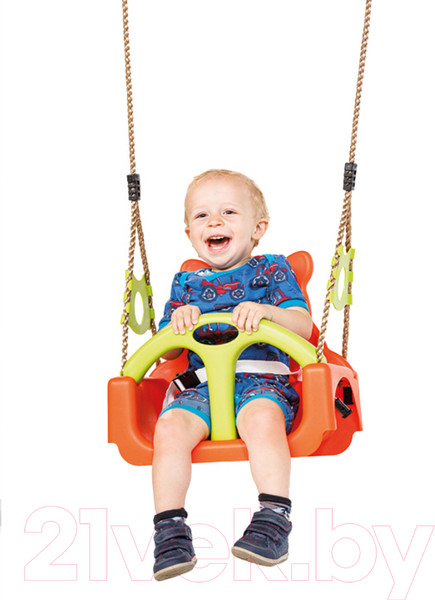 Изображение товара Качели KBT Trix 3 в 1 / 132.001.007.001 (оранжевый/лайм)