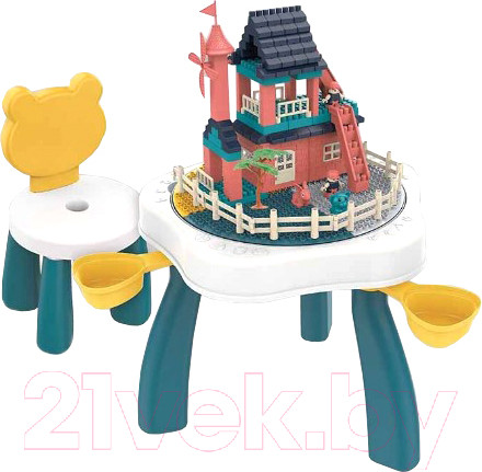 Изображение товара Развивающий игровой стол Pituso С конструктором / HW20009506