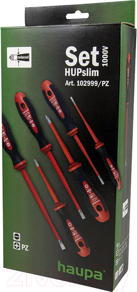 Изображение товара Набор отверток Haupa VDE HUPslim / 102999/PZ