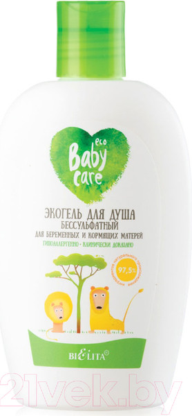 Изображение товара Гель для душа Belita Бессульфатный Экогель д/беременных и кормящих матерей (260мл)