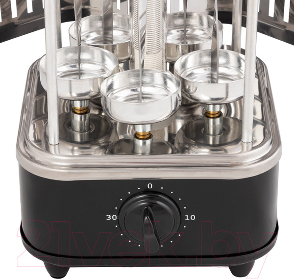 Изображение товара Электрошашлычница VLK Palermo 6500 (стальной/черный)