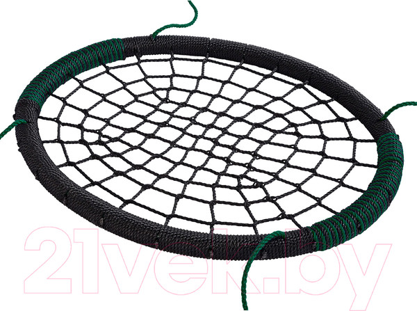 Изображение товара Качели KBT Гнездо Oval / 188.001.002.001 (черный/зеленый)