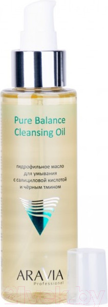 Изображение товара Гидрофильное масло Aravia Professional с салициловой кислотой и черным тмином Pure Balance (110мл)