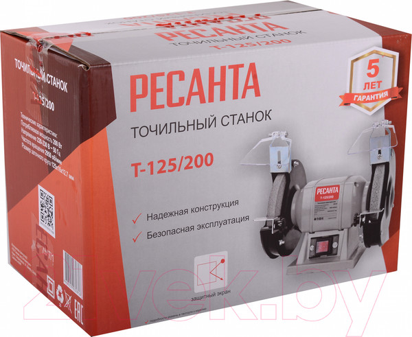 Изображение товара Точильный станок Ресанта Т-125/200 (75/7/1)