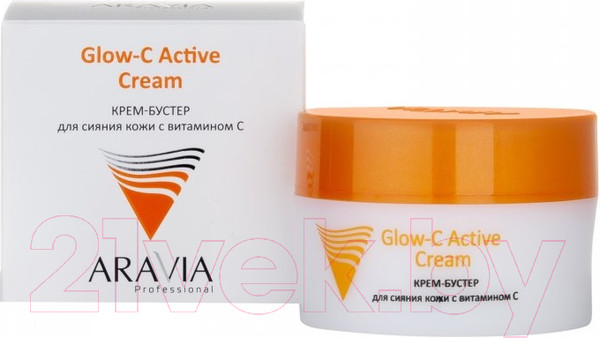 Изображение товара Крем для лица Aravia Professional Glow-C Active Бустер для сияния кожи с витамином С (50мл)