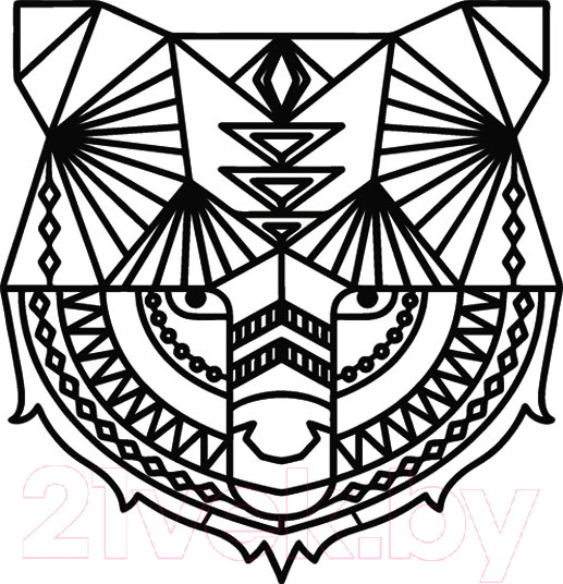 Изображение товара Декор настенный Arthata Медведь 50x50-B / 026-1