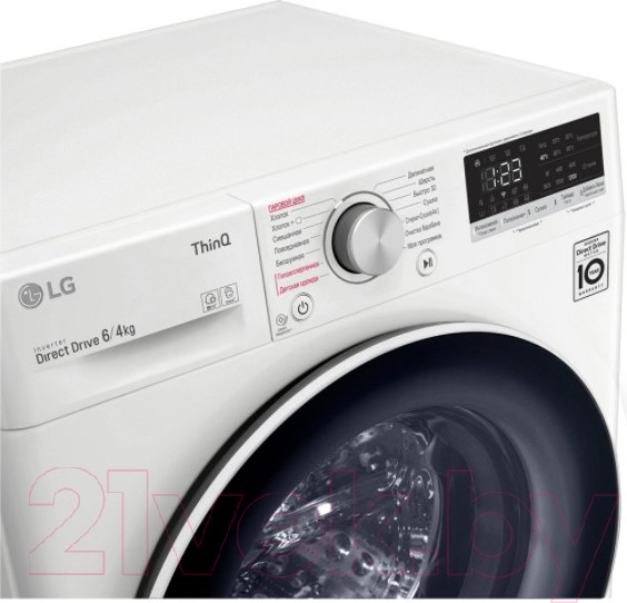 Изображение товара Стирально-сушильная машина LG F2V5NG0W