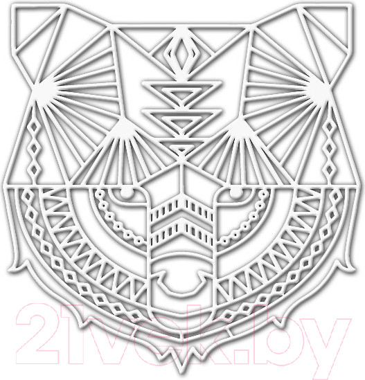 Изображение товара Декор настенный Arthata Медведь 60x60-V / 026-1