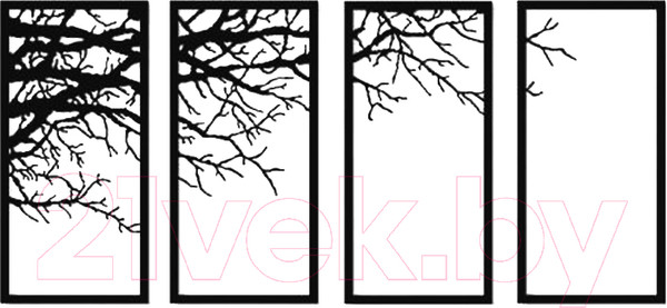 Изображение товара Декор настенный Arthata Крона дерева 190x95-B / 020-4