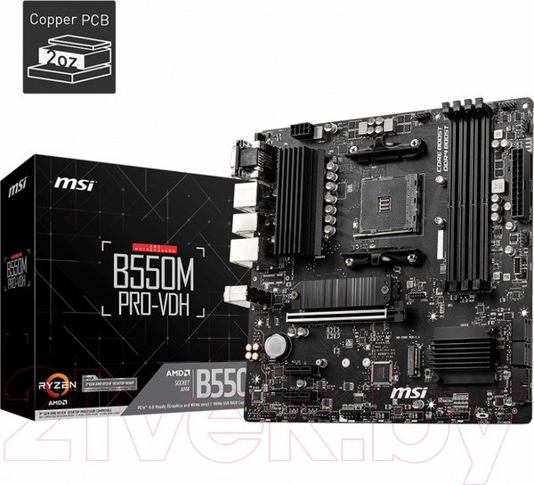 Изображение товара Материнская плата MSI B550M PRO-VDH