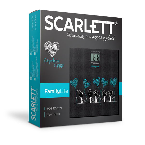 Изображение товара Напольные весы электронные Scarlett SC-BS33E019