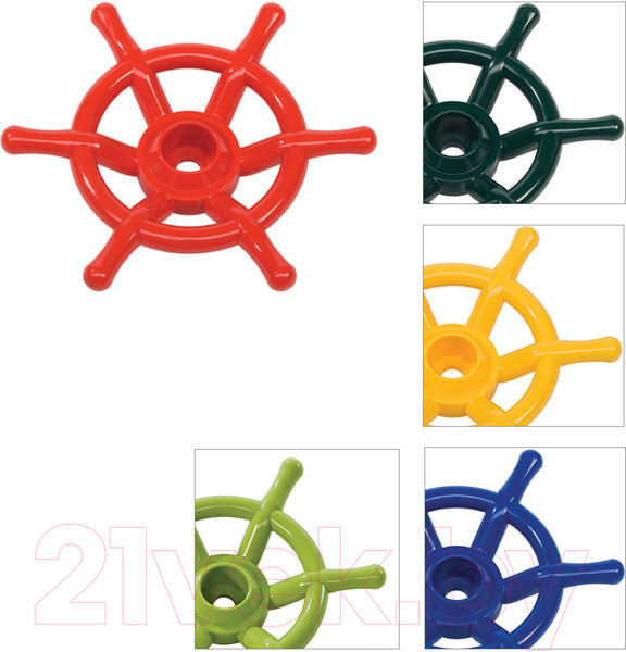 Изображение товара Аксессуар для детской площадки KBT Штурвал / 503.010.005.001 (лайм)