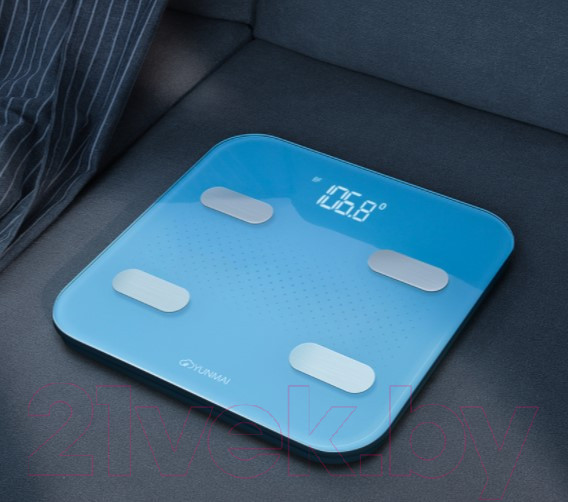 Изображение товара Напольные весы электронные Yunmai Scale S  (голубой)