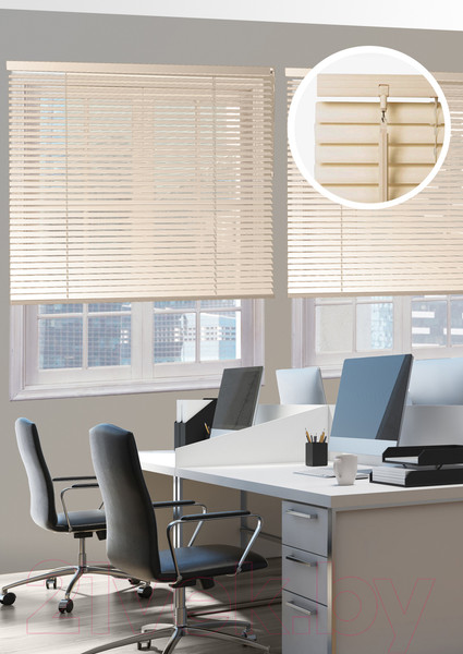 Изображение товара Жалюзи горизонтальные Эскар 50x160 / 6009050160 (бежевый)