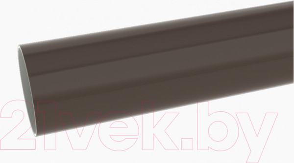 Изображение товара Труба водосточная Ruplast 90мм ПВХ RAL 8014 (3м, коричневый)