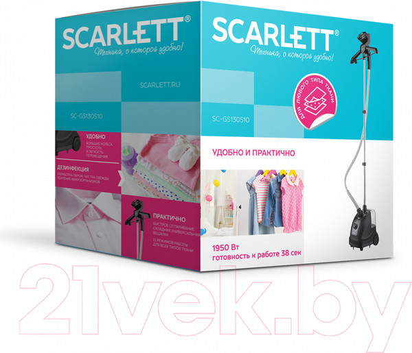 Изображение товара Отпариватель Scarlett SC-GS130S10 (черный)