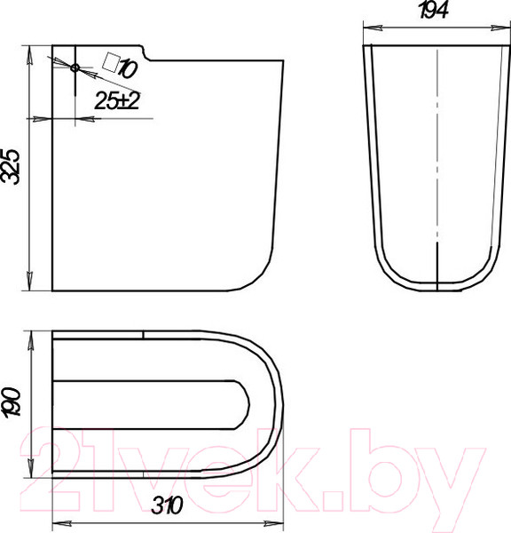Изображение товара Полупьедестал Sanita Luxe Best Color Red / BSTSLSP03
