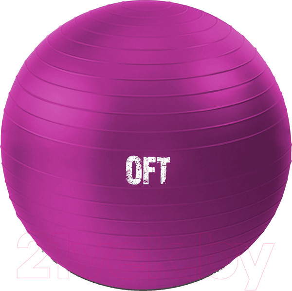 Изображение товара Фитбол гладкий Original FitTools FT-GBR-55FX (фуксия)