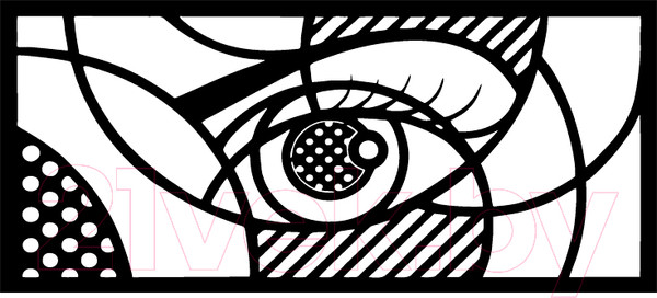 Изображение товара Декор настенный Arthata Всевидящее око 40x80-B / 016-1