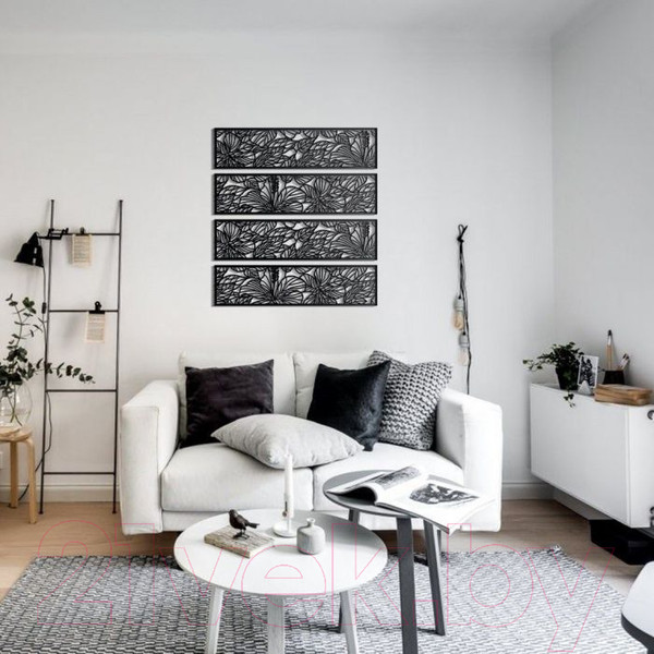 Изображение товара Декор настенный Arthata Цветы 60x70-B / 028-4