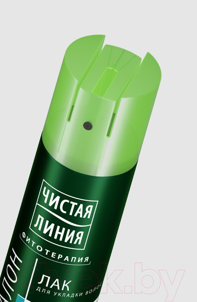 Изображение товара Лак для укладки волос Чистая Линия Объем от корней Сильная фиксация (200мл)